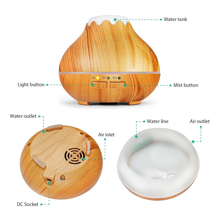BPA Free Aroma Essential Oil Diffuser
