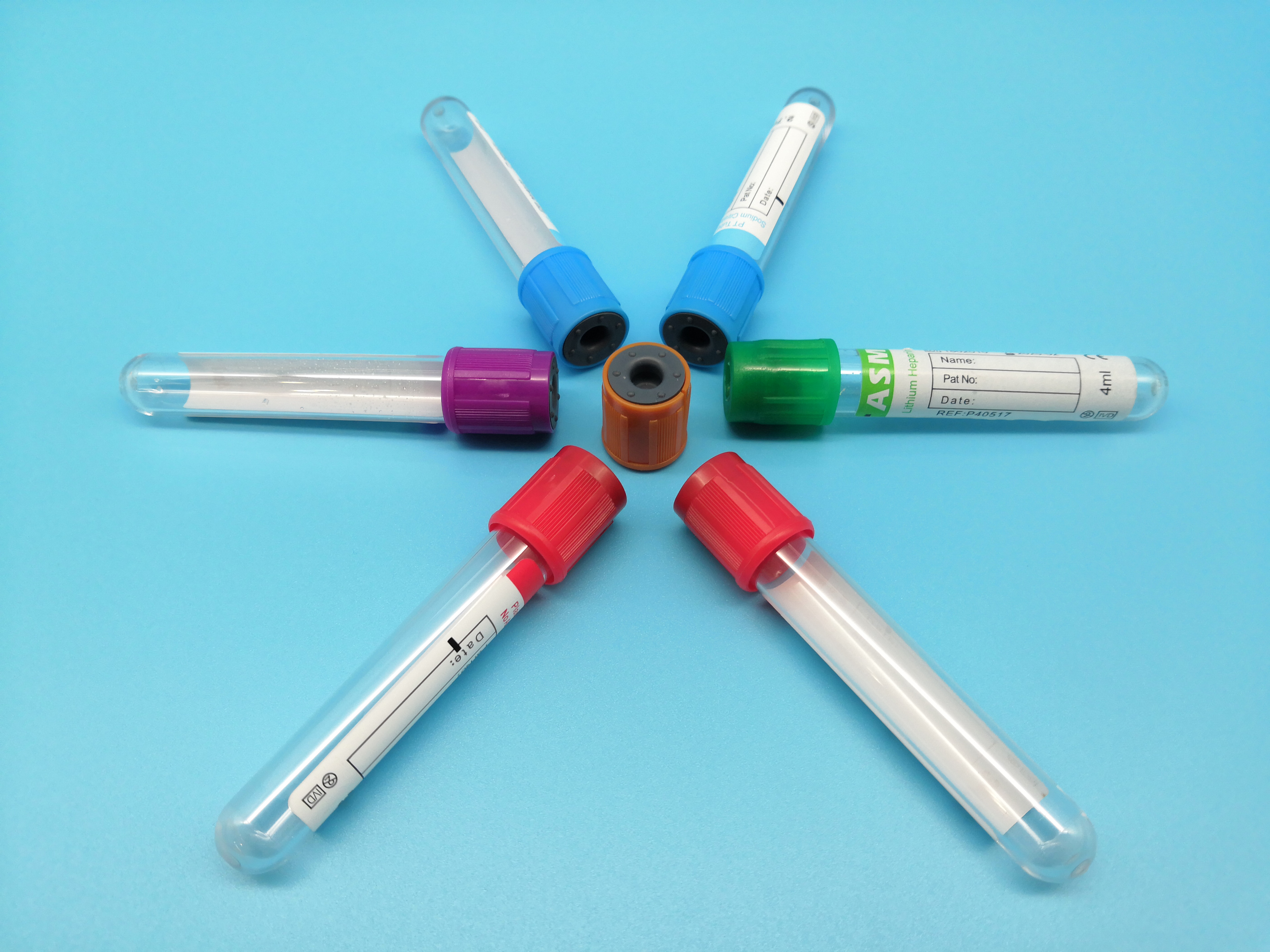 OEM Yellow Top Vacutainer 12mm Blood Sample Collection Tubes
