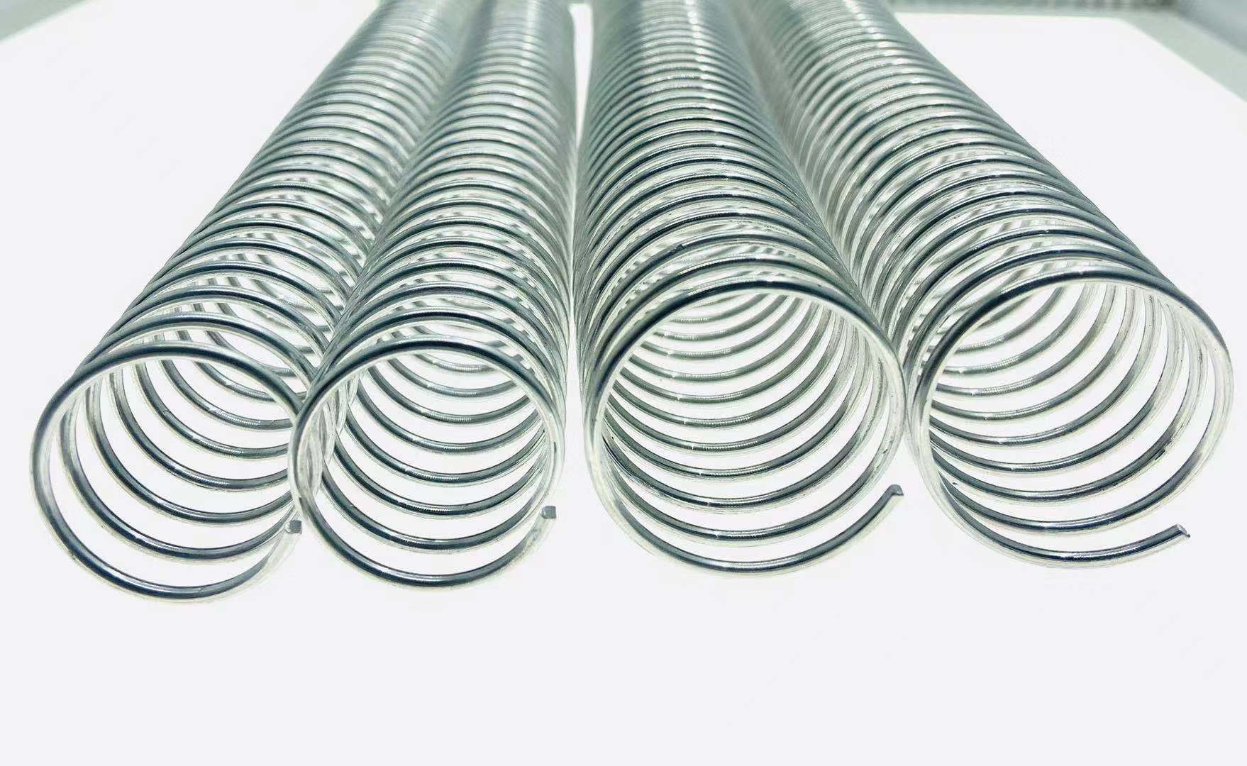 Aluminum 6-80mm Bundled Metal Single Spiral Coil Suitable For Notebook