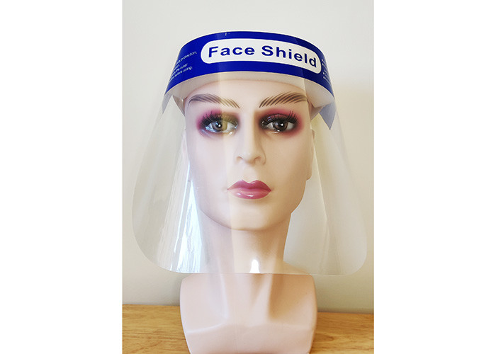Washable Dental Assistant Face Shield With Adjustable Elastic Strap Foam Padding