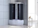 Grey Glass Wet Room Shower Enclosure 39''x39''x85''