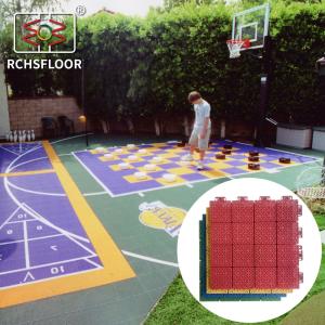 Quality Anti Slip PP Interlocking Flooring Waterproof Volleyball Floor Tiles wholesale