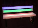LED Bench lights park chair auditorium outdoor leisure shopping mall rest