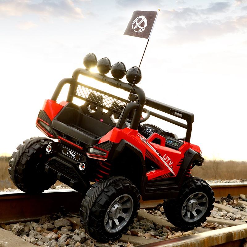 CE GCC Certified 12V Electric UTV Kids Ride On Car with Remote and Two-Seater 163pcs