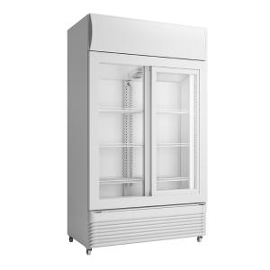 Quality Yogurt / Drinks Professional Double Glass Door Freezer wholesale