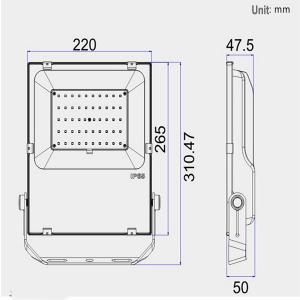 Quality Wall Mounted SMD LED Flood Light Outdoor 50 Watt 5000LMLED Flood Light For Bridges wholesale