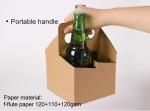 Wine bottle carrier, disposable paper holder,newspaper holder recycling,take