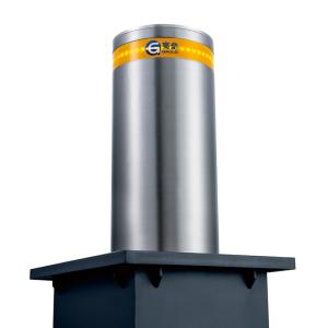 Quality H 1100mm Hydraulic Rising Bollard Dia 273mm 304 Stainless Steel Road Safety Bollards wholesale