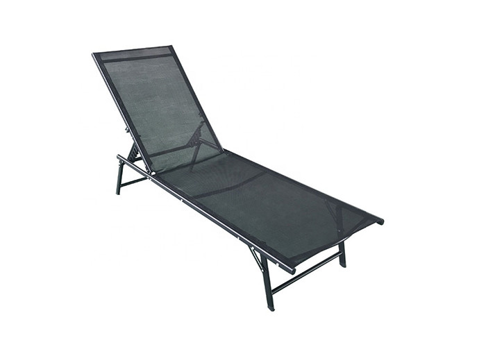 7 Position Foldable Sun Lounger Chair Weather Resistant OEM ODM Available