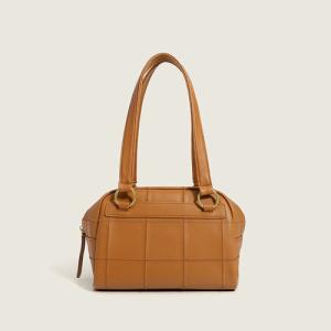 Quality 28cm 16cm PU Shoulder Bag Embroidery Thread Checkered Shoulder Bag wholesale