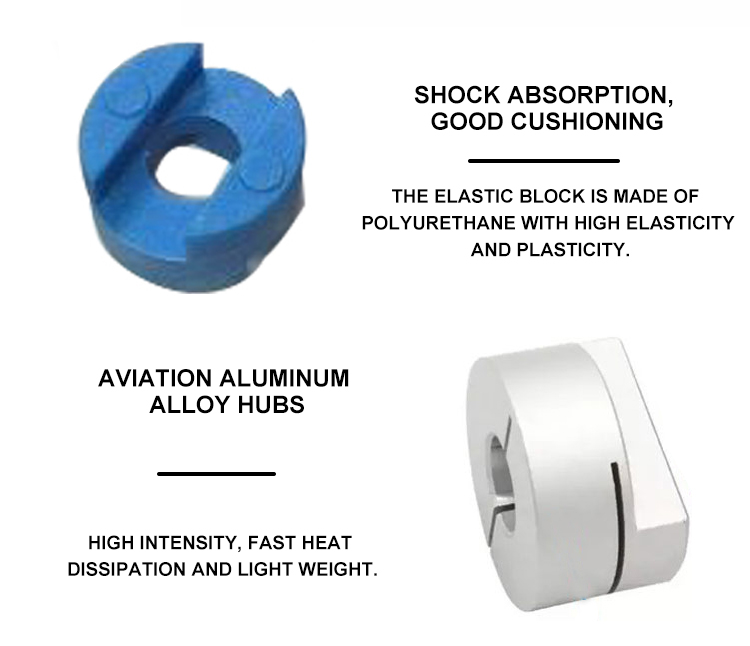 Detachable Aluminium Alloy Coupling Flexible Motor Shaft Coupler Connector