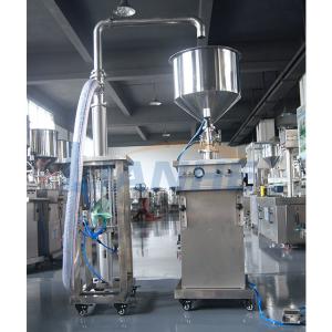 Quality Stainless Steel Piston Filling Machine , Thickened Pneumatic Bottle Filler wholesale