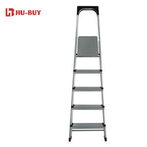 Quality Household Aluminum Extension Ladder 5 Steps 177x47x12cm Folding Size wholesale