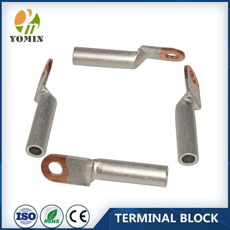 High voltage tinned metal electrical Cu copper brass electric compression cold pressed cable lug