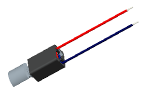 Mini Electric DC Cylindrical Vibration Motor SMD Wire Connection Vibration Motor