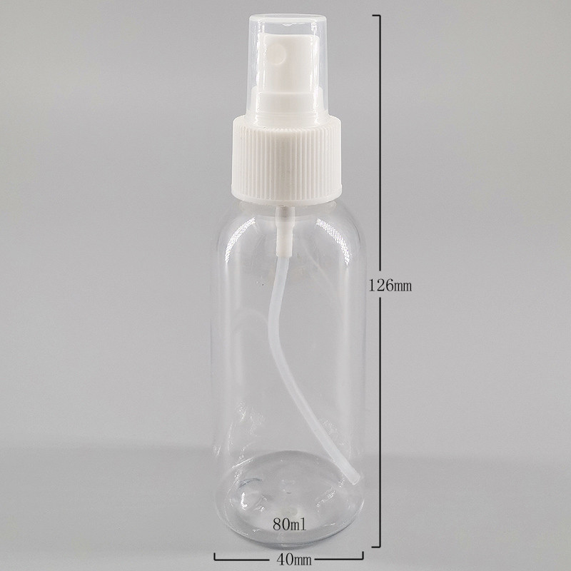 4oz Round Alcohol Disinfectant Lotion PET Plastic Spray Bottle