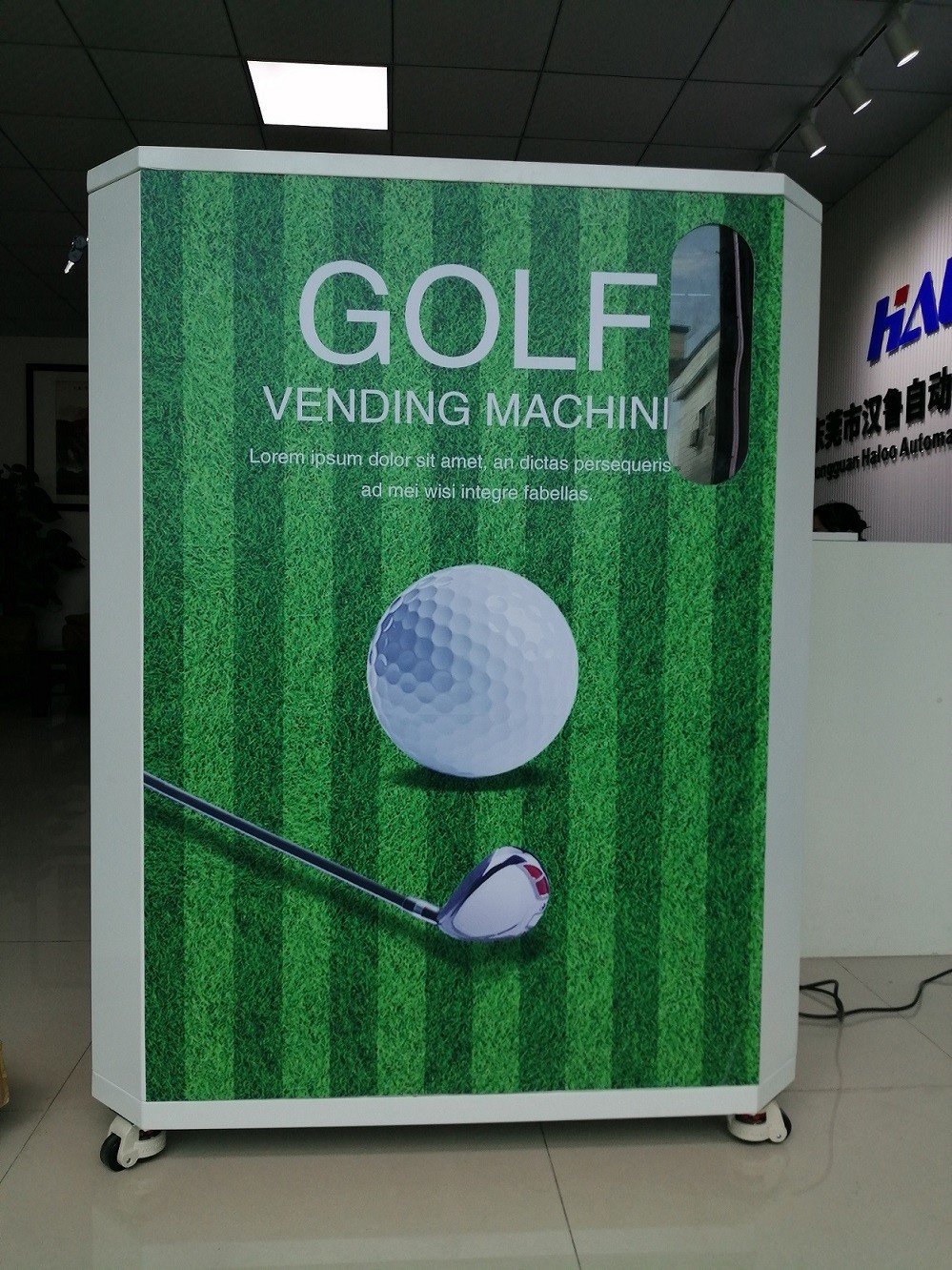 4G Wifi Network Golf Vending Machine Automatic Ball Dispenser For Golf Course Ce Certificate