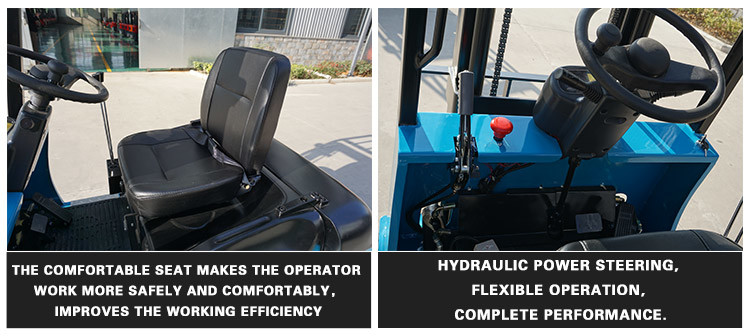 Lithium 3000mm 3t Outdoor Small Electric Counterbalance Forklift