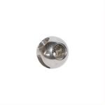DN150-DN300 Stainless Steel Silver Three Way Ball Valve with High Temperature