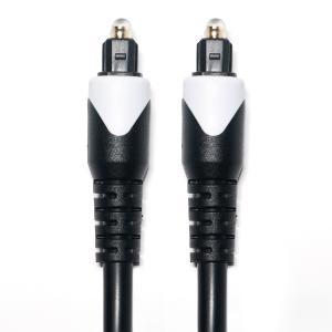Quality White&amp;Toslink Digital Cable OD4.0 Optic Fiber Cable Plated LSZH PVC Shelter Round Plug For Home Plaer CD Soundbar wholesale