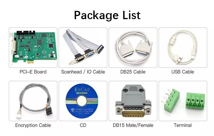 Ezcad Control 1064nm PCIE Laser Marking Controller