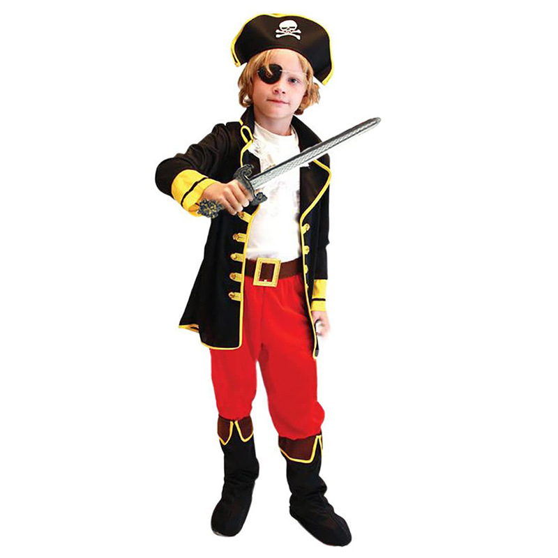 Children's Day Show Costume Pirate Dress Costume for Halloween Theme Carnival Party