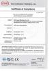 Wuhan Penta Chutian Laser Equipment Co., Ltd. Certifications