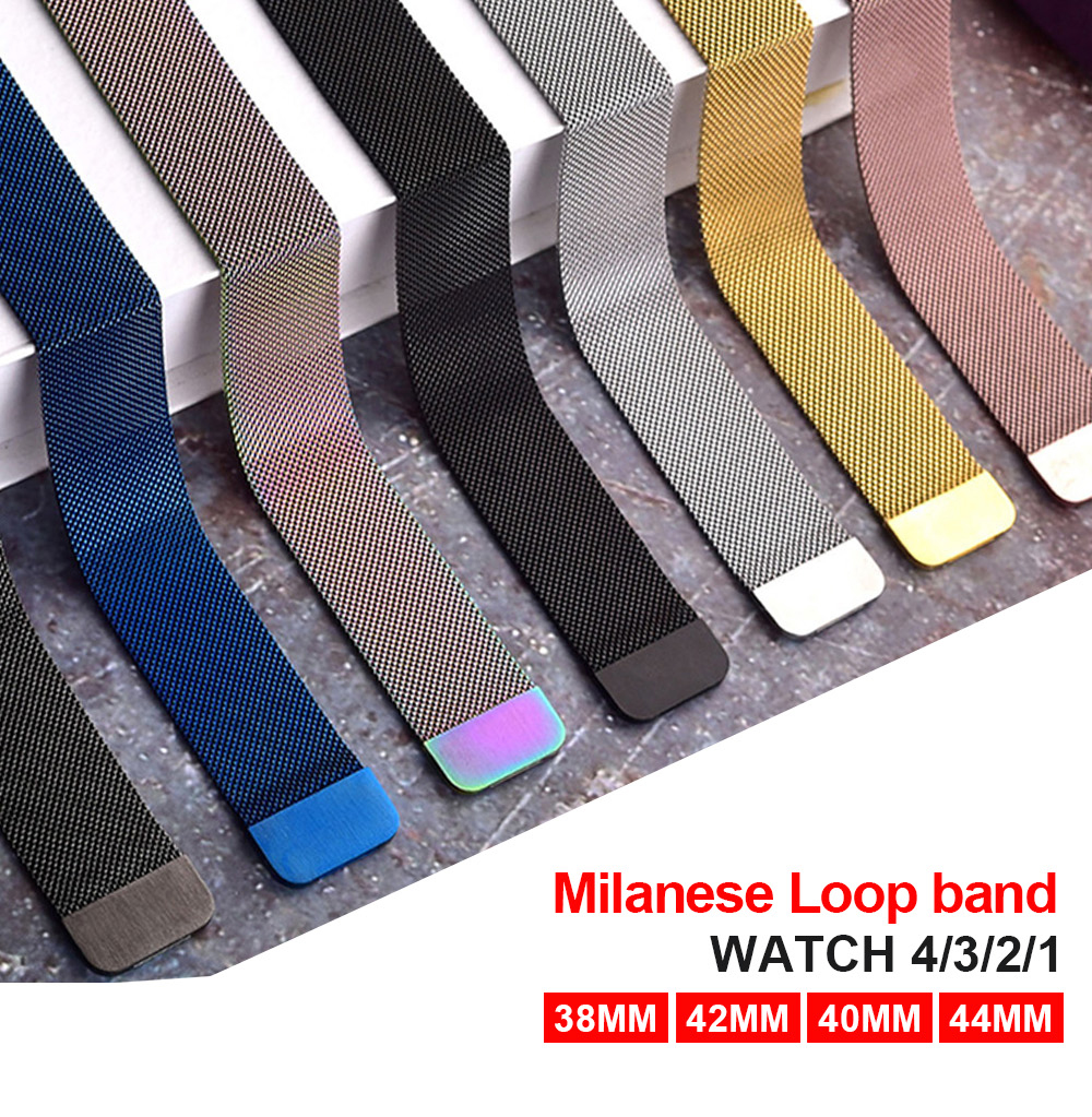 Smartwatch Series 6 Band Stainless Steel Magnetic Bracelet 40mm 42mm 44mm For Apple Smartmobile