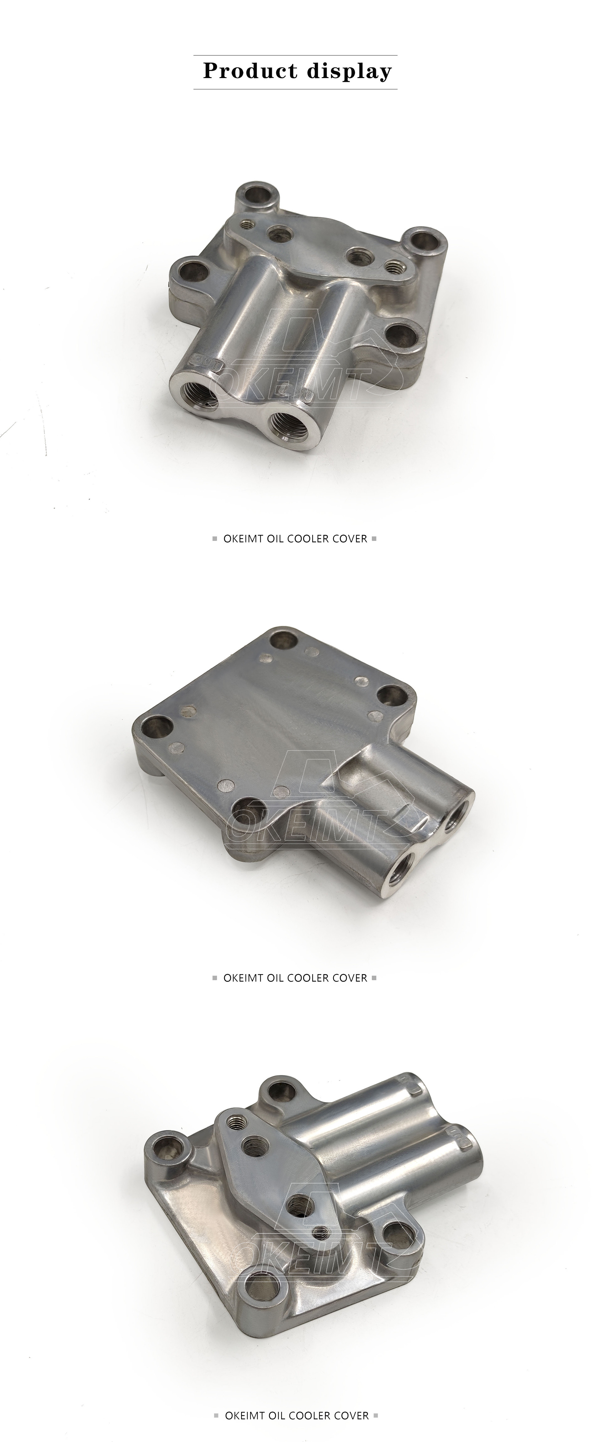 Factory Supply Discount Price High Quality Brand New Oil Filter Head S6K For Mitsubishi Engine