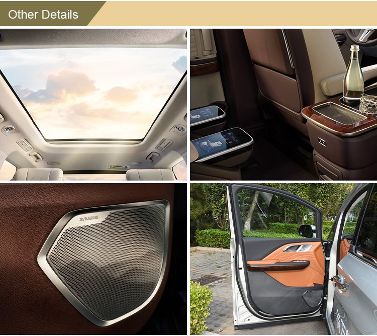 2024 L2 Aided Driving Petrol Car Hongqi HQ9 5-door 7-seat Max Speed 200km/h Gasoline Vehicles with Electric Rear Window