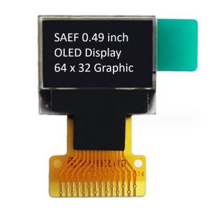 Quality 0.49 Inch OLED Display Module 64x32 Graphics Display Industrial Grade wholesale