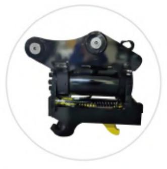 Dual Safety Locking Excavator Attachment 180 Degree Tilting Quick Coupler For