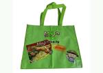 Waterproof Matte Laminated Shopping Bags , Foldable Plastic Grocery Bags