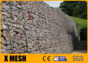China 50x50mm Wire Mesh Baskets Retaining Walls Hot Galvanized on sale
