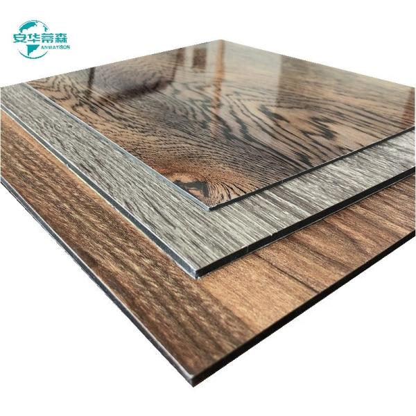Wooden Grain Aluminium Composite Cladding Wall Cladding Aluminium Plastic
