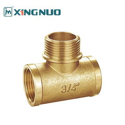 Copper Tee Brass Pipe Fitting Water Tube Plumbing Fitting Thread Brass Fitting