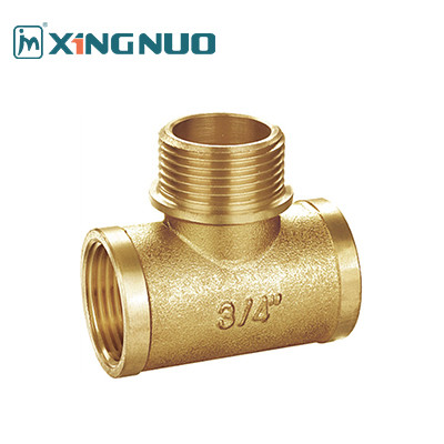 Copper Tee Brass Pipe Fitting Water Tube Plumbing Fitting Thread Brass Fitting Brass Stop Check Valve
