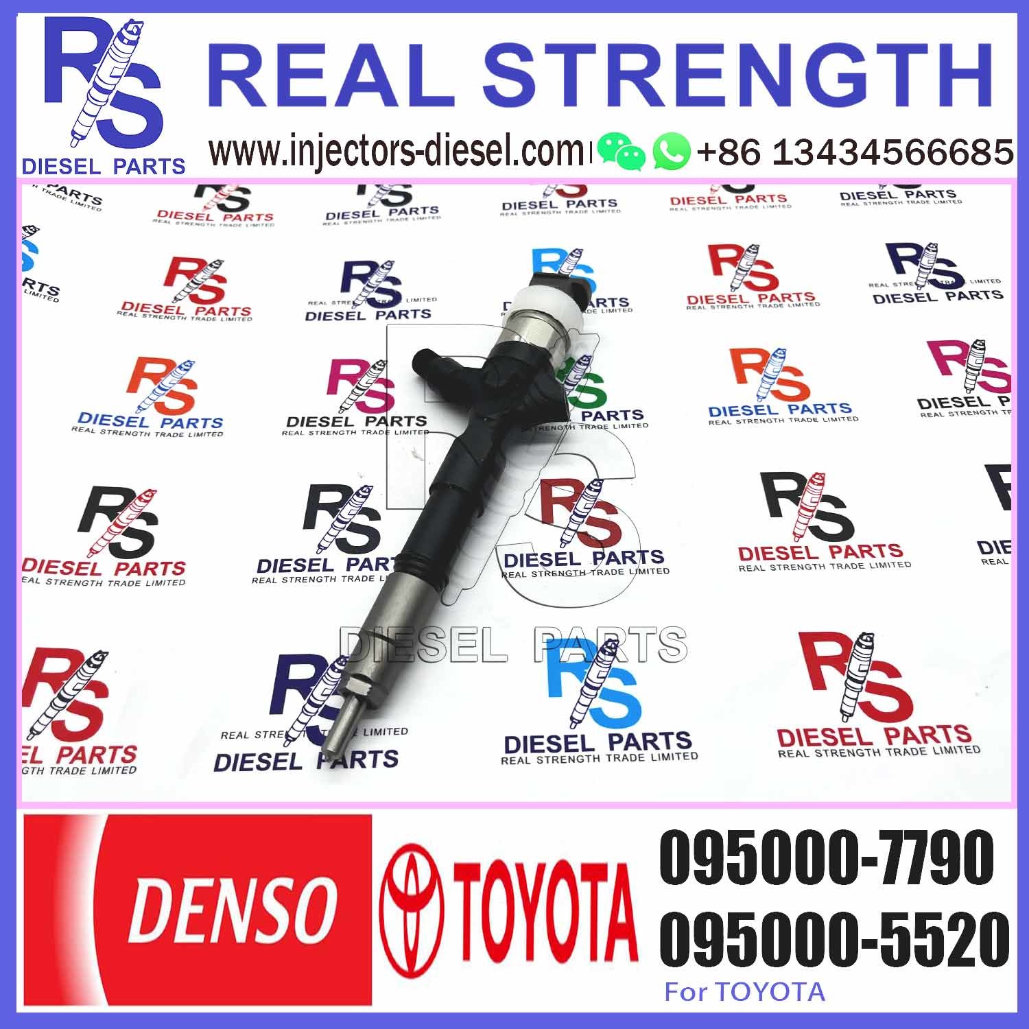 High Quality Den-so Common Rail Fuel Injector 0950007790 2367030310 For TOYOTA engine 23670-30310 095000-7790