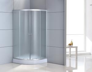 Quality White Corner Sliding Shower Enclosure 900x900x1950mm wholesale