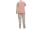 Fancy Ladies Summer Pyjamas , Women'S Cotton Knit Pajama Sets With Chest Pocket