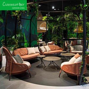 Quality Villa Balcony Garden Furniture Fashion Outdoor Rattan Sofa for Hotel and Home wholesale