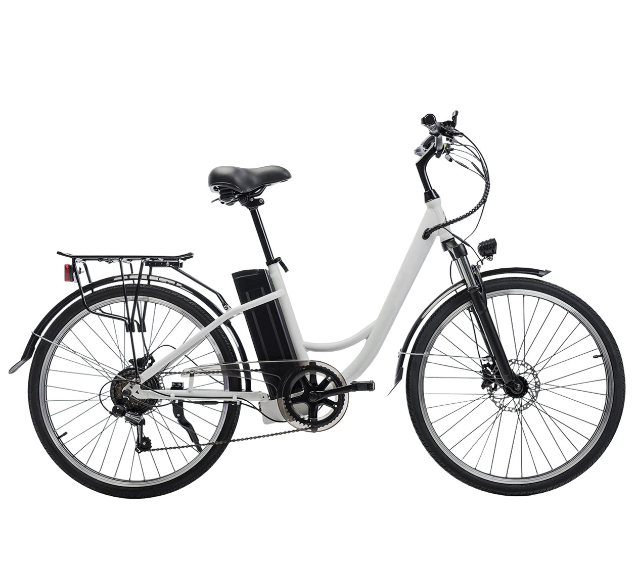 Max Speed 30km/H Modern Electric Bike 6 Speed With 36V 10AH Lithium Battery