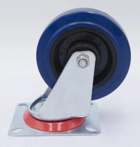 Quality 6'' Industrial Trolley Wheels Rubber Castors Hardwood Floor 160mm wholesale