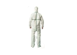 Quality Polypropylene Lab Coat Disposable Hospital Gowns CE CAT III Type 5 / Type 6 wholesale