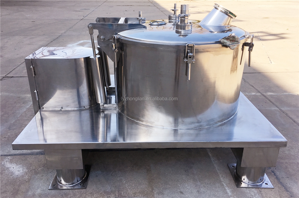 Zhonglian Flat sesame oil extraction industrial centrifuge separator Perforated Basket Centrifuge for acetic acid