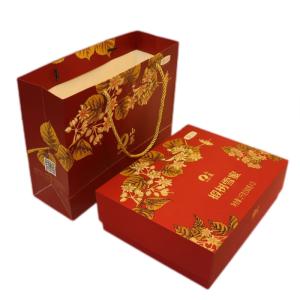 Quality Red Honey Jar Box Packaging , Cardboard EPE Foam Box C1S CCNB Material wholesale