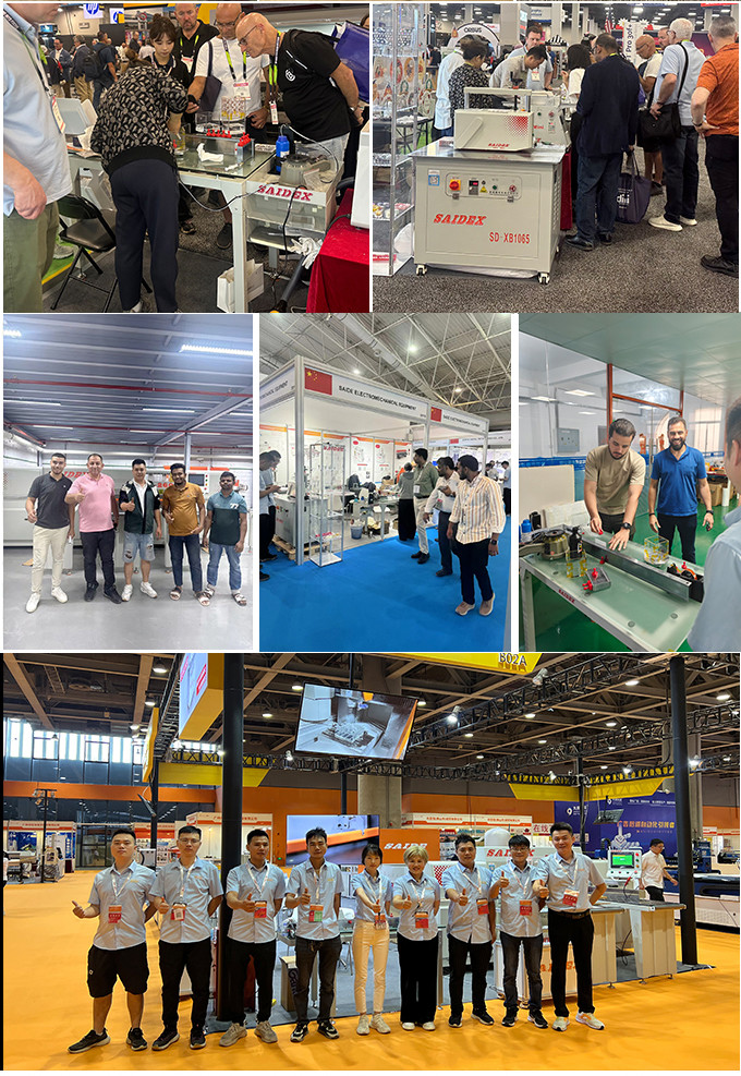 Saide Brand Automatic Feeding 2.5kW Acrylic Polishing Machine For Smooth And Precise Finishing PMMA Rounded Edge Polisher R3 Rounded Corner