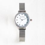Round Japan Movt Gold Watch 32mm Mesh Belt Waterproof Quartz