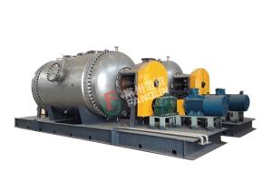 Quality ASME Vacuum Horizontal Disc Dryer 110L Large Volume 50TPD wholesale