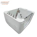 Ozone Pink Baby Spa Bathtub Freestanding Indoor With Air Bubble 860mm